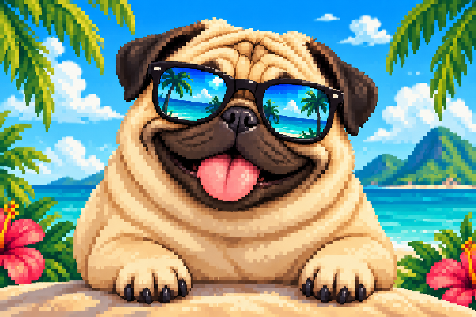 Pug artwork